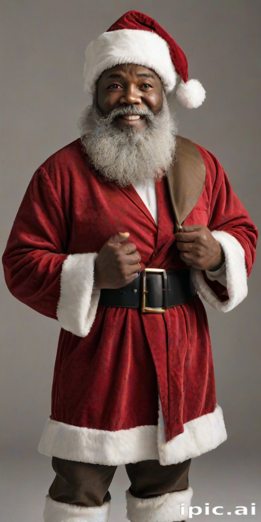 black santa png