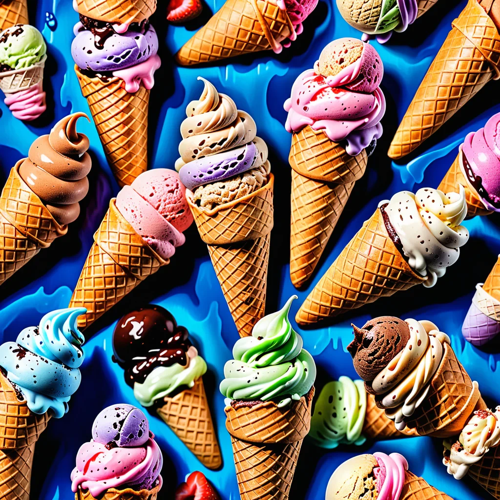 pictures of ice cream cones