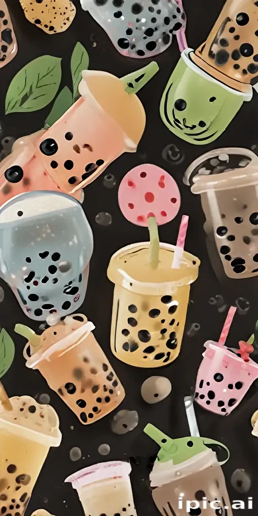 bubble tea background
