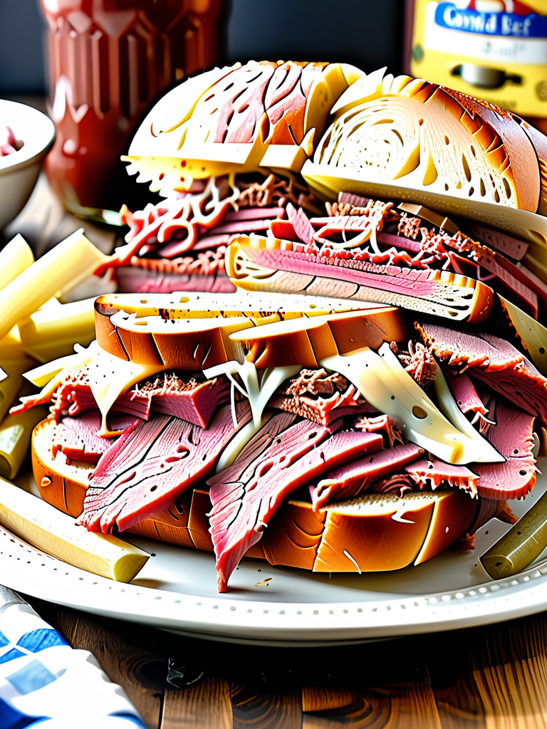slow cooker corned beef reuben