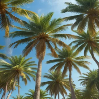 palm trees background