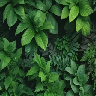 greenery background aesthetic