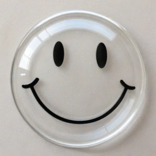 transparent smiley face