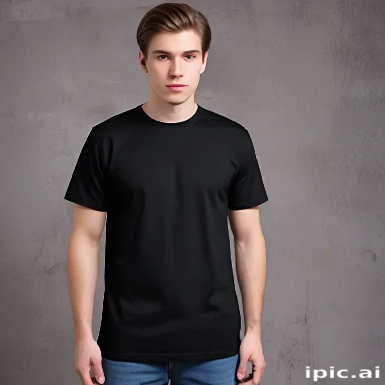 black mockup shirt