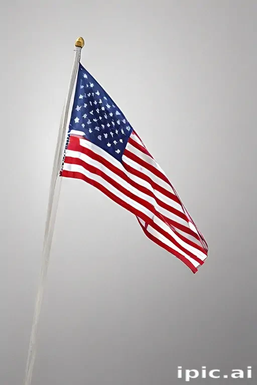 american flag waving png