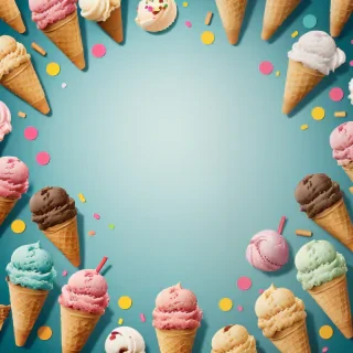 background for ice cream