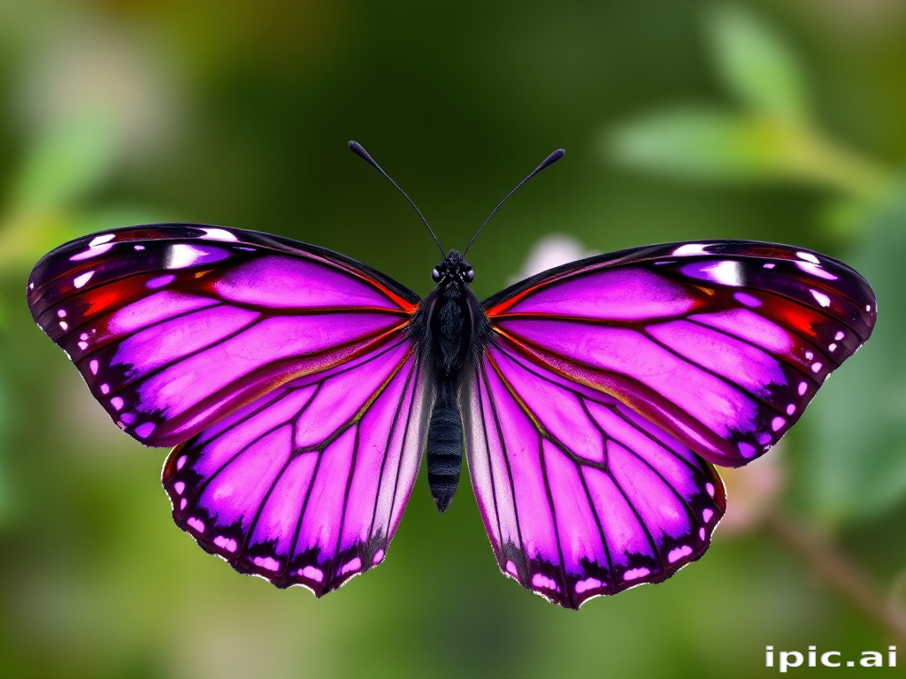 purple butterfly clipart