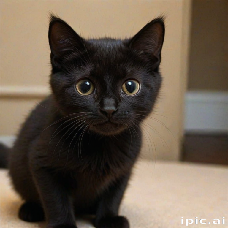 cute black cat wallpaper
