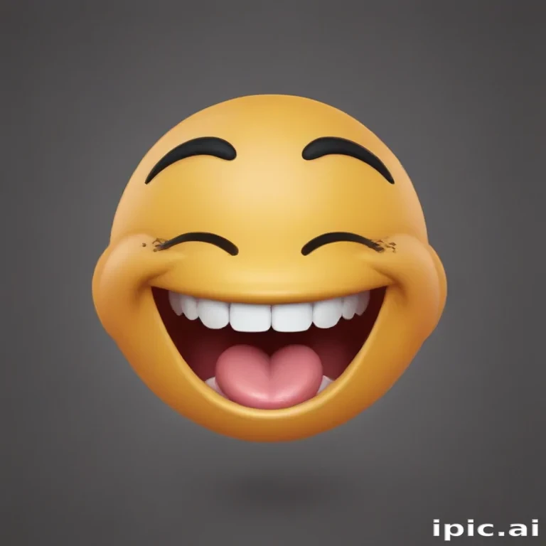 laugh emoji transparent background
