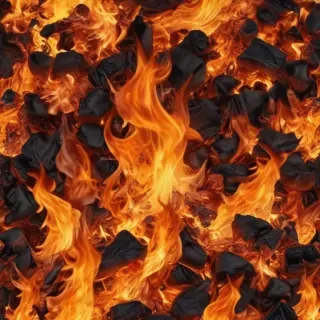 background with fire