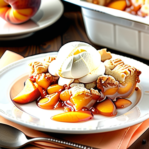 cake mix peach cobbler recipe