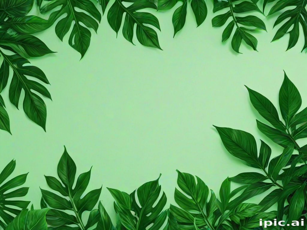 green aesthetic background
