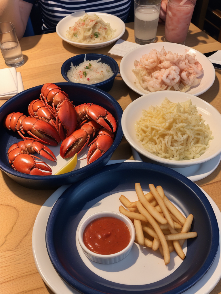 red lobster scratch and sea