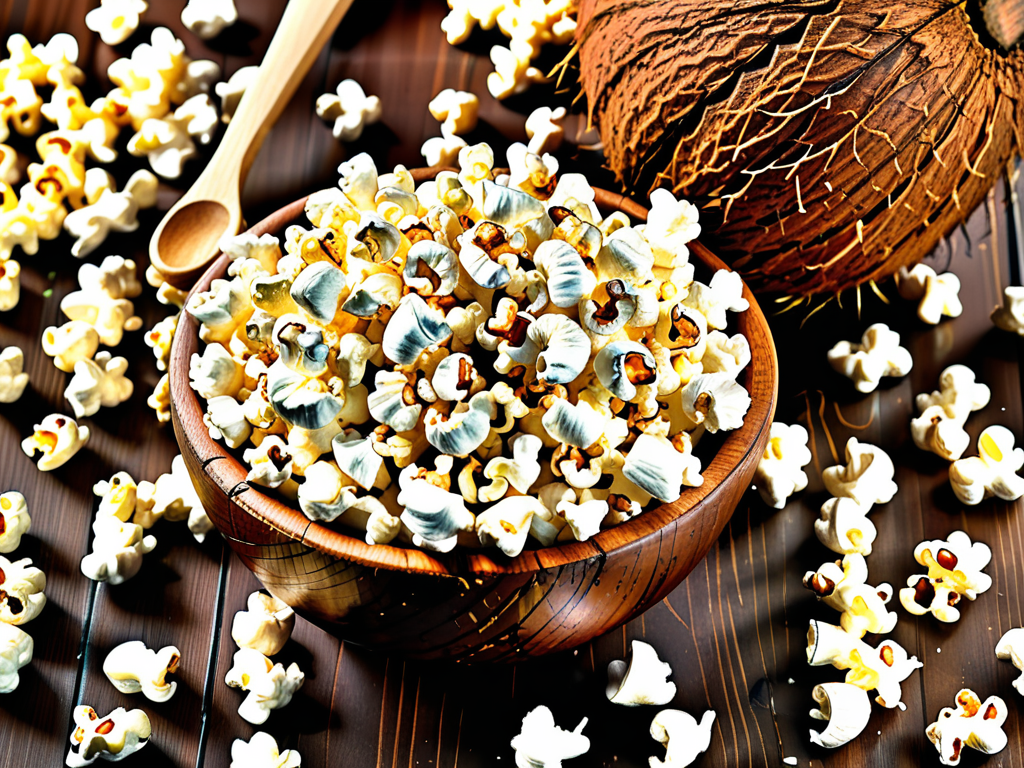 coconut oil for popcorn popping