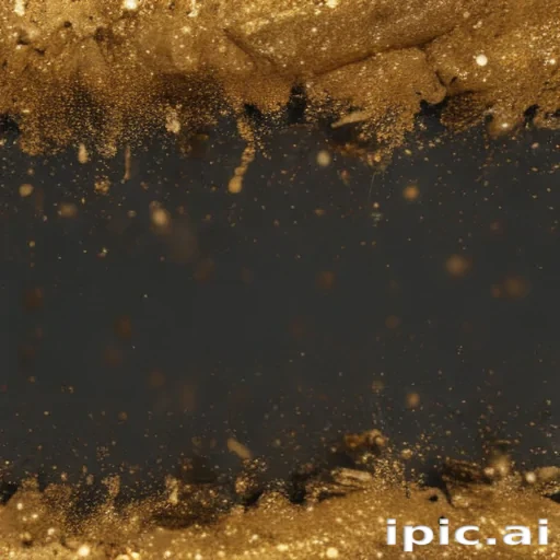 gold glitter png