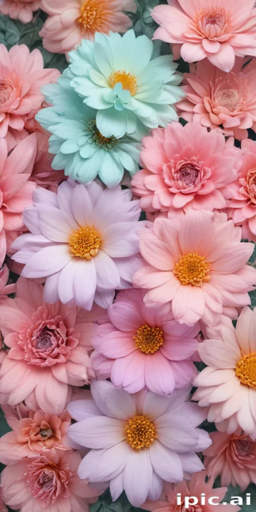 pastel aesthetic flower wallpaper