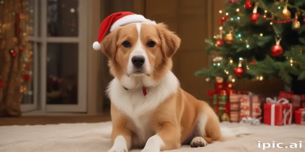 pictures of dogs christmas
