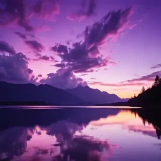 purple sky wallpaper