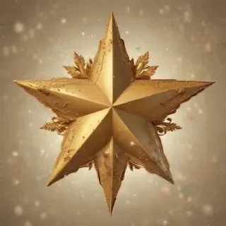 christmas star clipart free