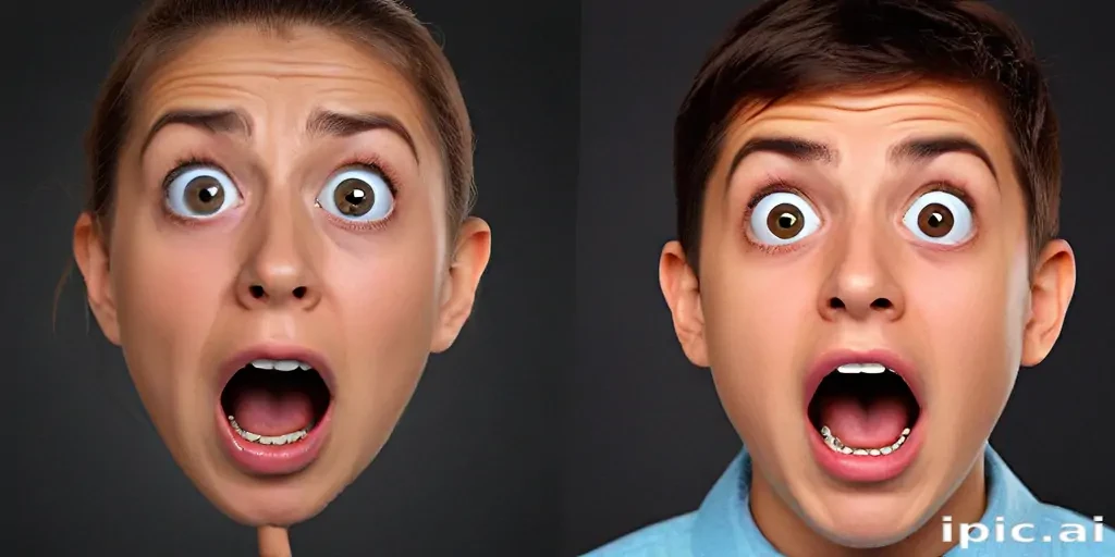 shocked face png