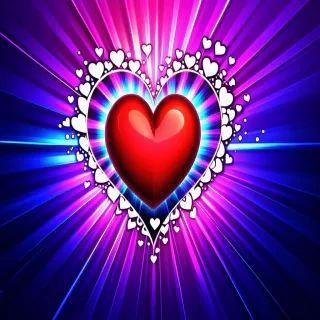 cool heart backgrounds