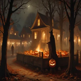 public domain vintage halloween art