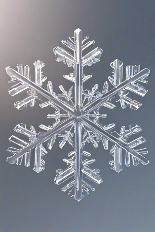transparent snowflake
