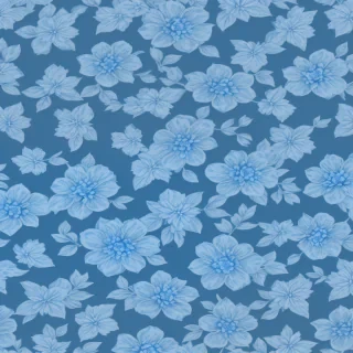 blue floral background