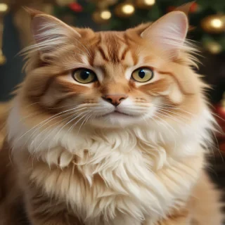 pictures of cats for christmas