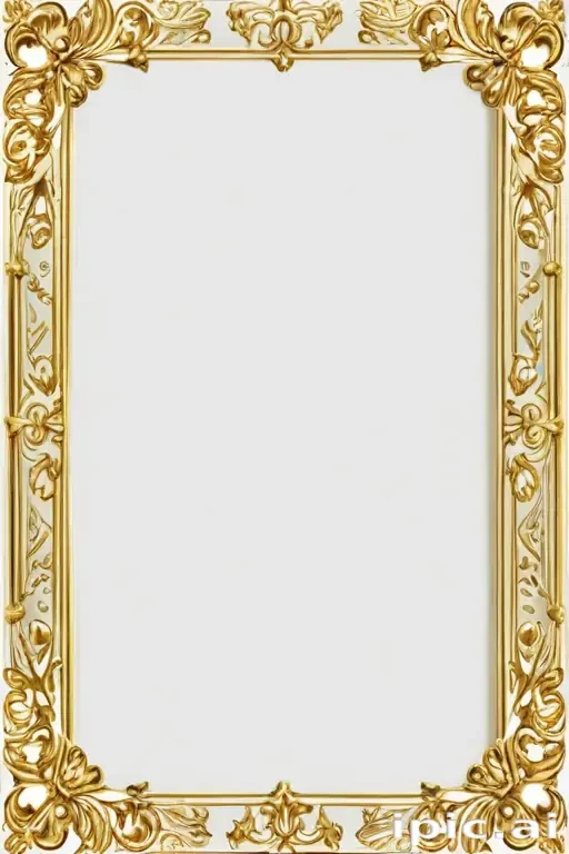 gold border transparent