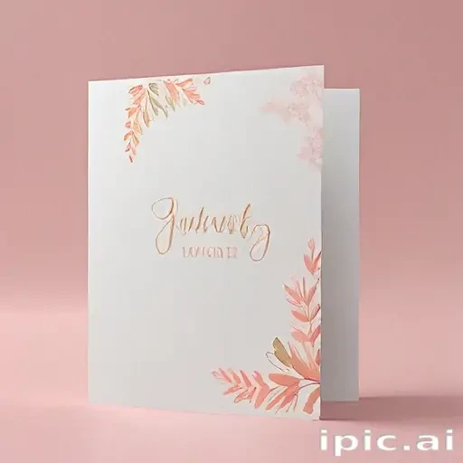 greeting card mockup