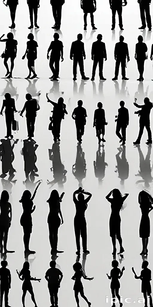 people silhouettes
