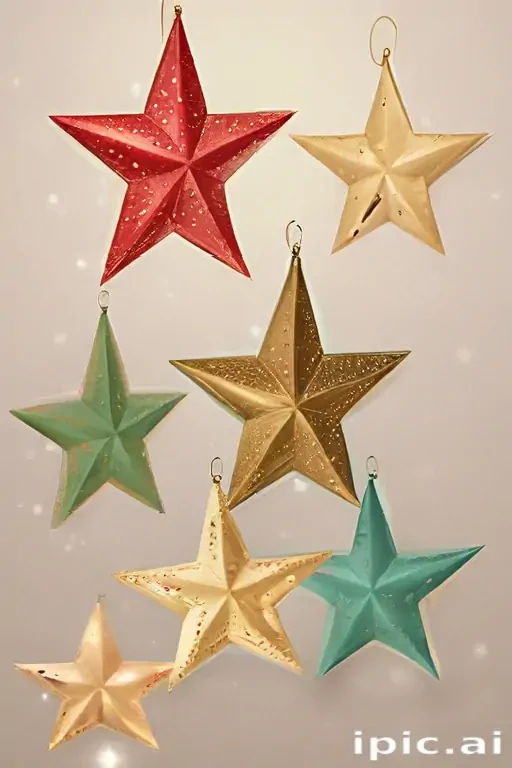 christmas stars clipart