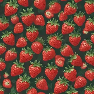 aesthetic strawberry wallpaper
