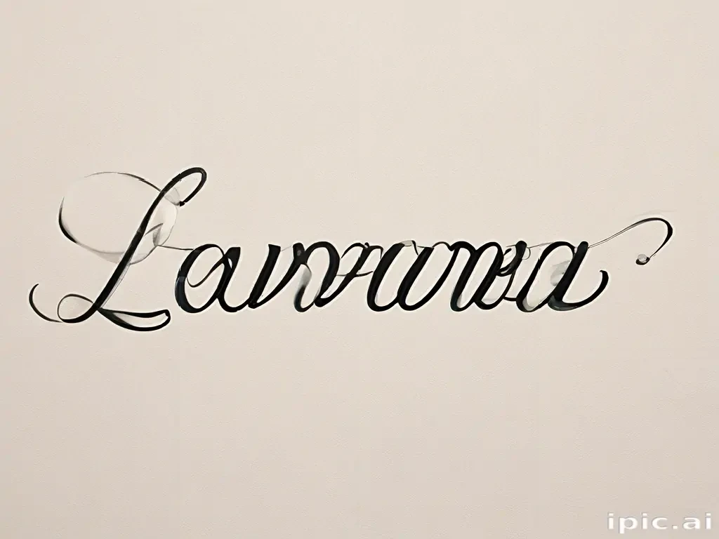 laura in cursive