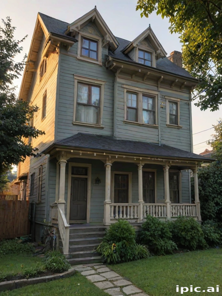 background of the house