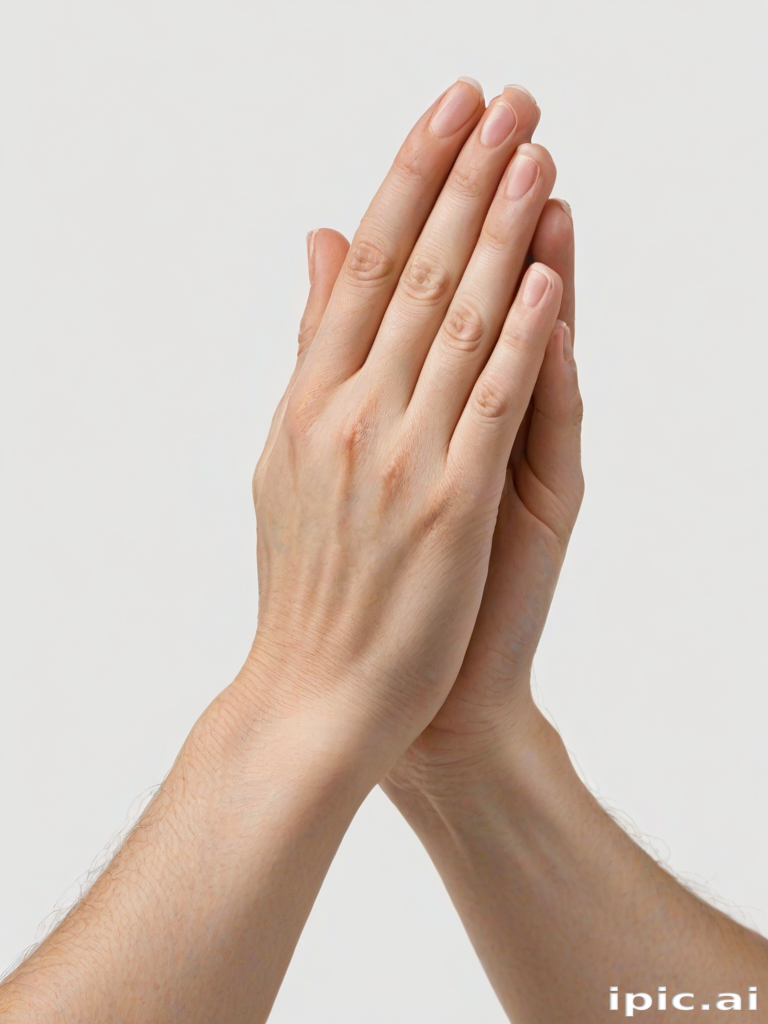 praying hands transparent background