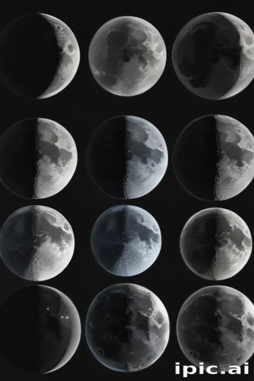 moon phases png