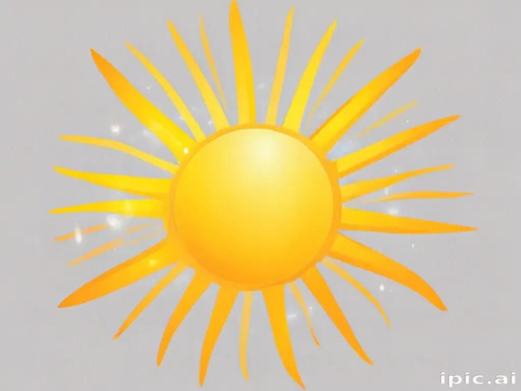 sun clip art transparent background