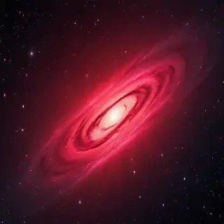 galaxy red wallpaper
