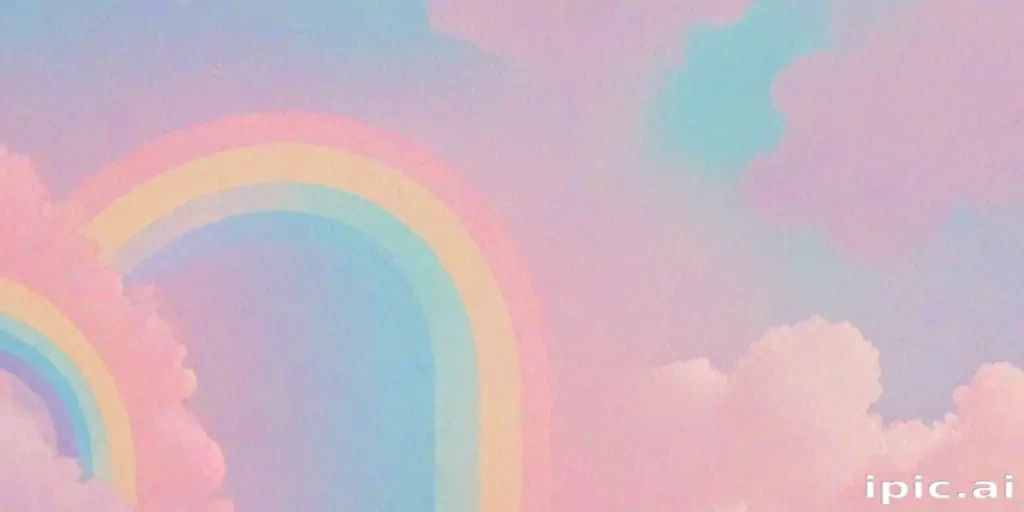 pastel rainbow aesthetic wallpaper