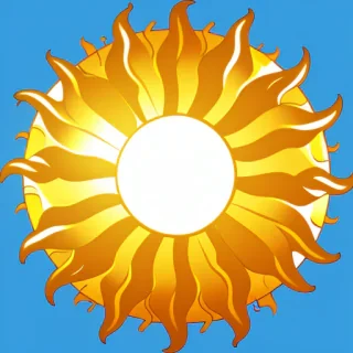 transparent background sun clipart