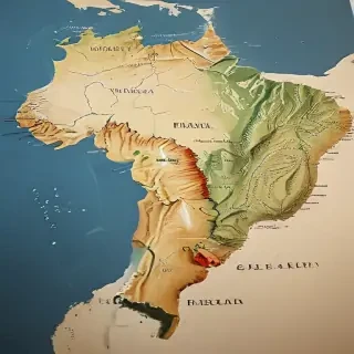 map of brazil