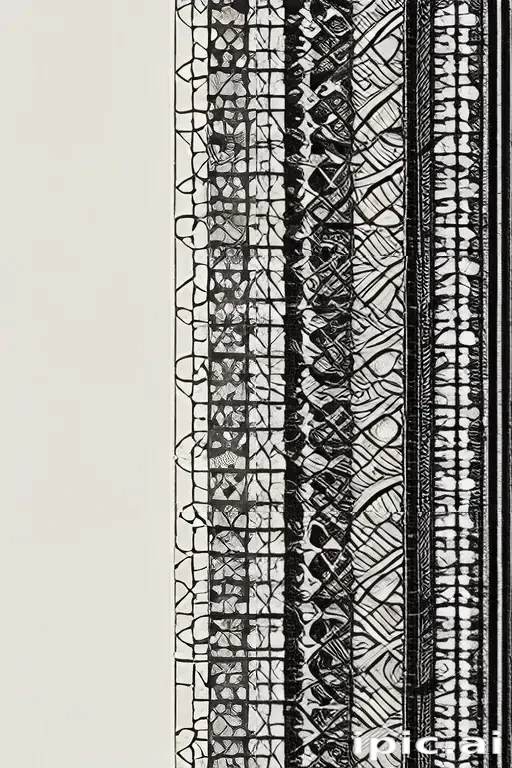 patterned line