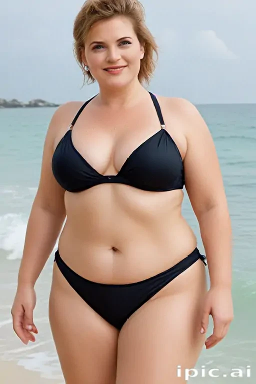 mature chubby bikini
