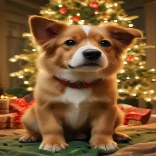 dog pictures christmas