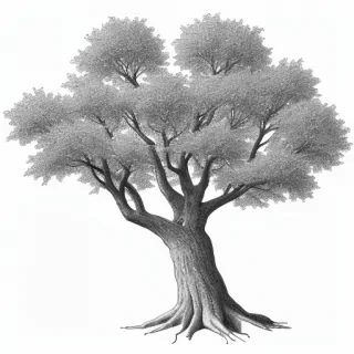 tree background drawing