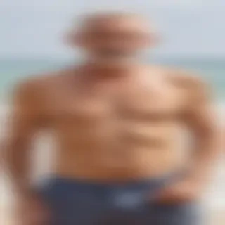shirtless old men