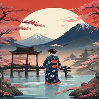 ukiyo e wallpaper