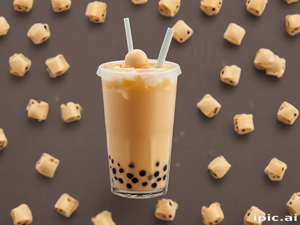 milk tea boba wallpaper